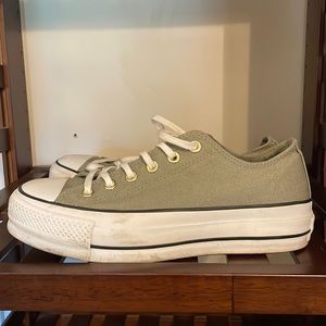 Worn Once Converse Platform Sneakers - Size 9